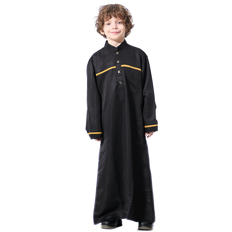 Muslim Boys Thobes with Pocket & Buttons - Muslim Kids Islamic Clothing ...