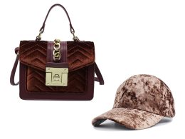 Famous Muslim Brands Velvet Ladies Hand Bags Solid Color Purses And Handbags Matching Baseball Hat For Ladies