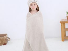 New Design Muslim Kids Hooded Baby Towel Kids Hooded Bath Robe Children's Bath Towel